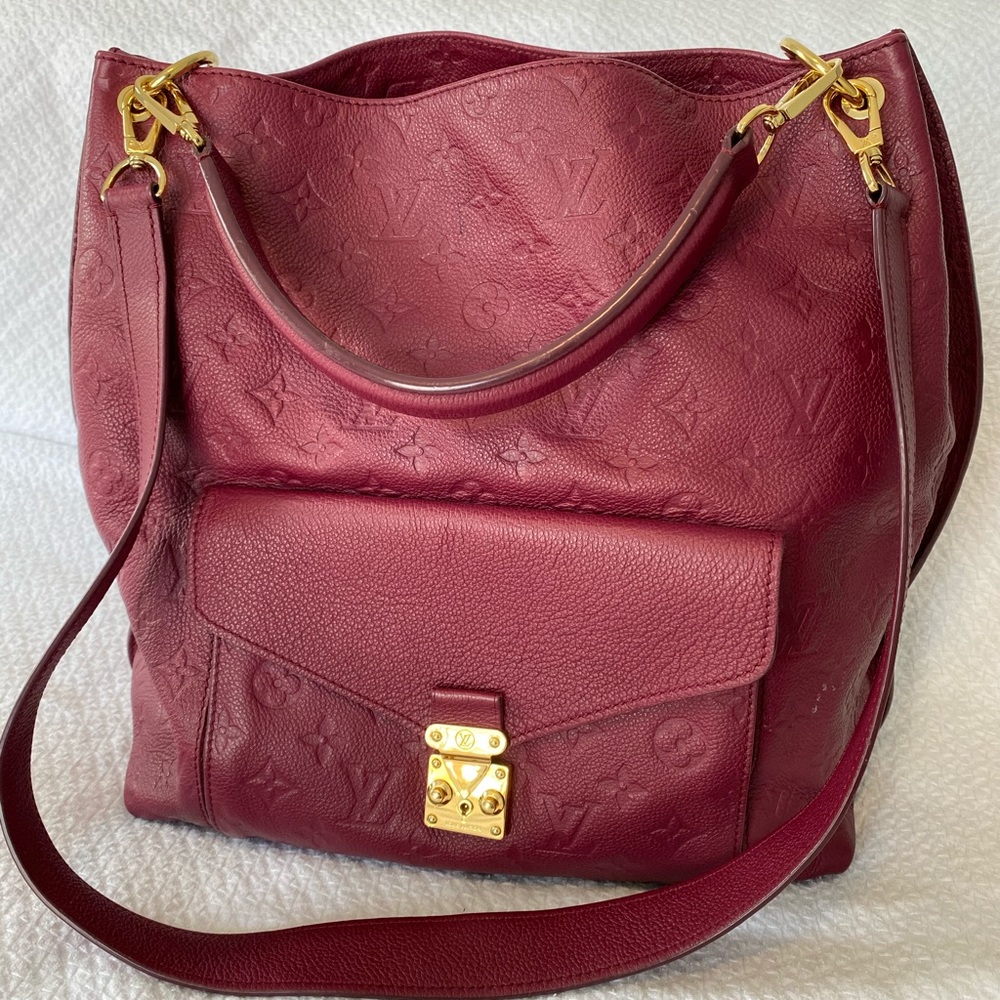 Louis Vuitton Monogram Empreinte Leather Metis Bag